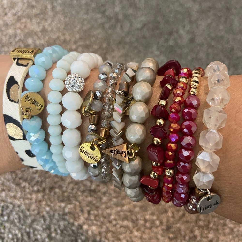 Multi-Color Beaded Bracelet Set